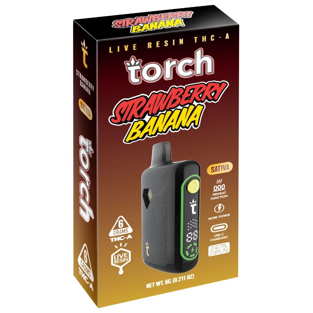 Torch THC-A Pulse Live Resin Disposable 6G - 5 Count Display
