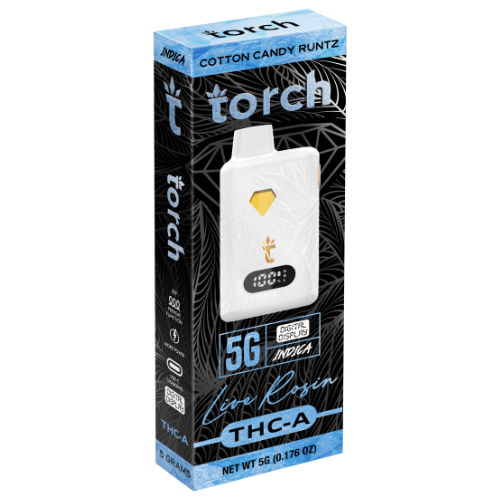 Torch Live Rosin THC-A Disposable 5G - 5 Count Display