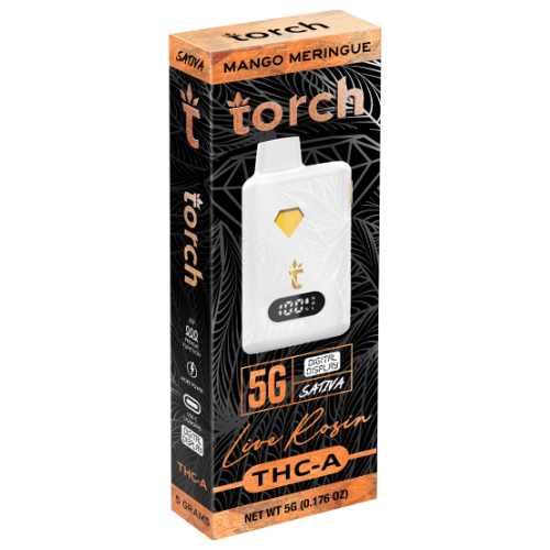 Torch Live Rosin THC-A Disposable 5G - 5 Count Display