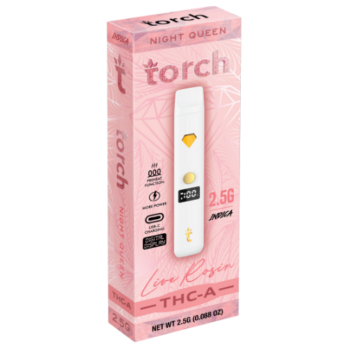 Torch Live Rosin THC-A Disposable 2.5G - 5 Count Display