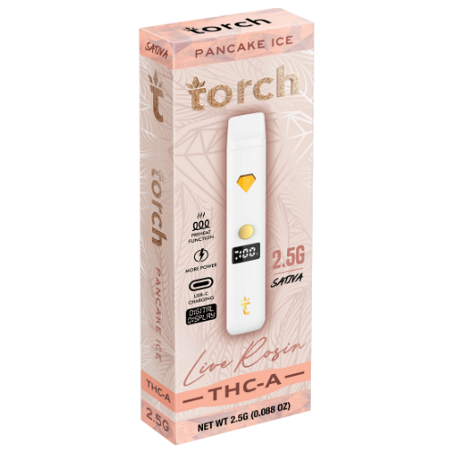 Torch Live Rosin THC-A Disposable 2.5G - 5 Count Display