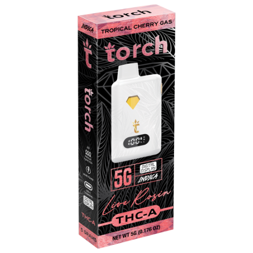 Torch Live Rosin THC-A Disposable 5G - 5 Count Display