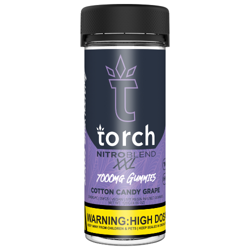 Torch Nitro Blend XXL Gummies 7000MG - 6 Count Display
