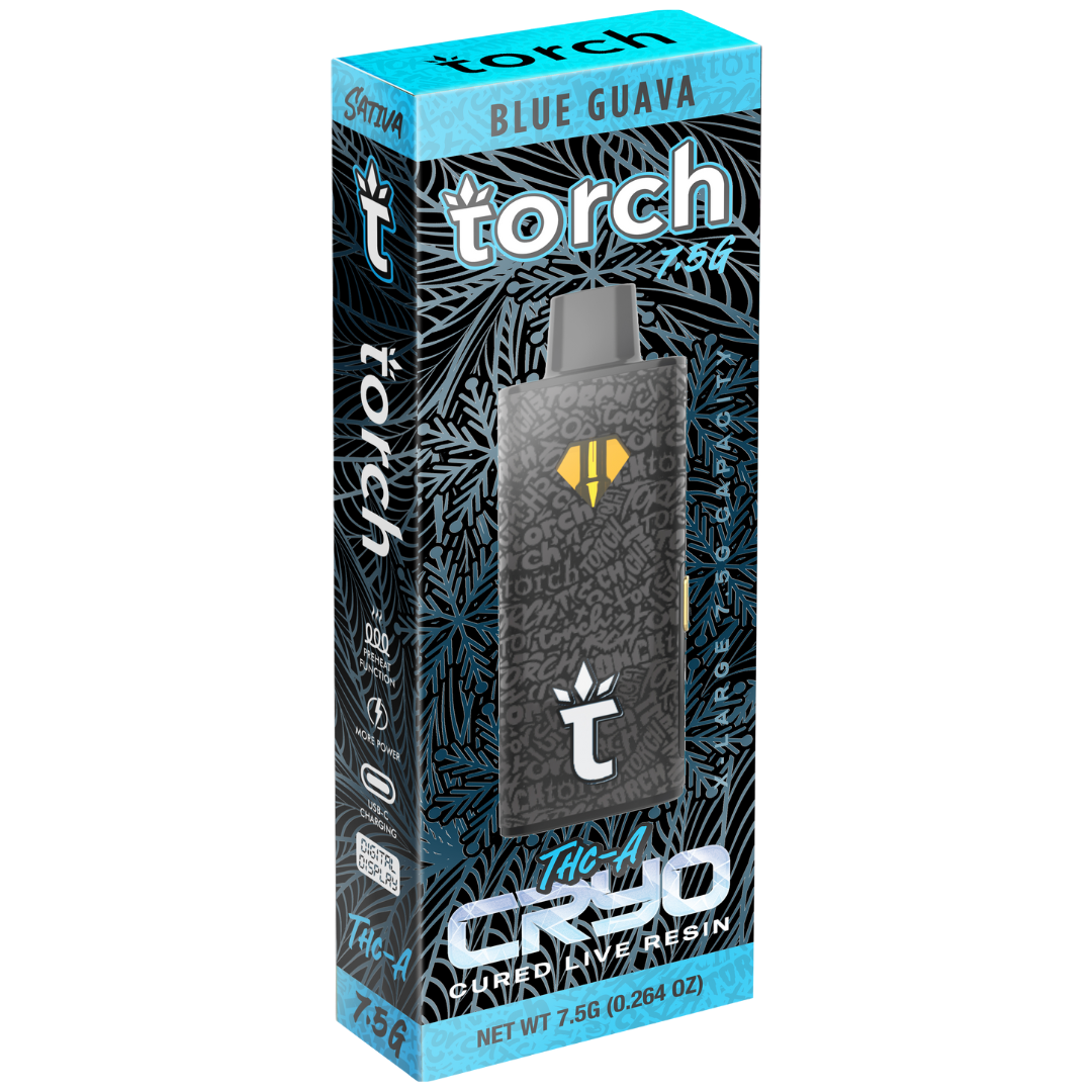Torch THC-A Cryo Blend Disposable 7.5G - 5 Count display