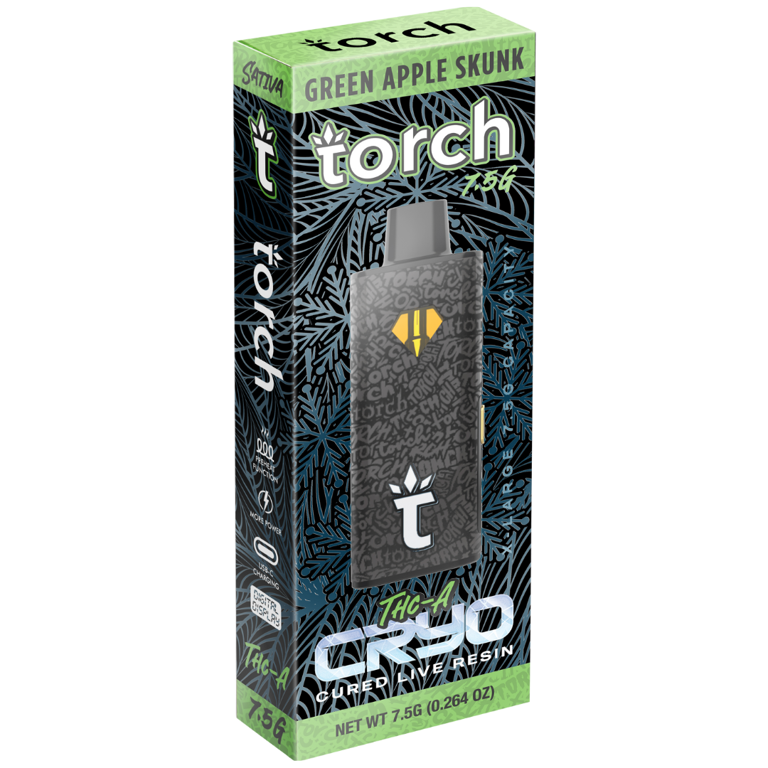 Torch THC-A Cryo Blend Disposable 7.5G - 5 Count display