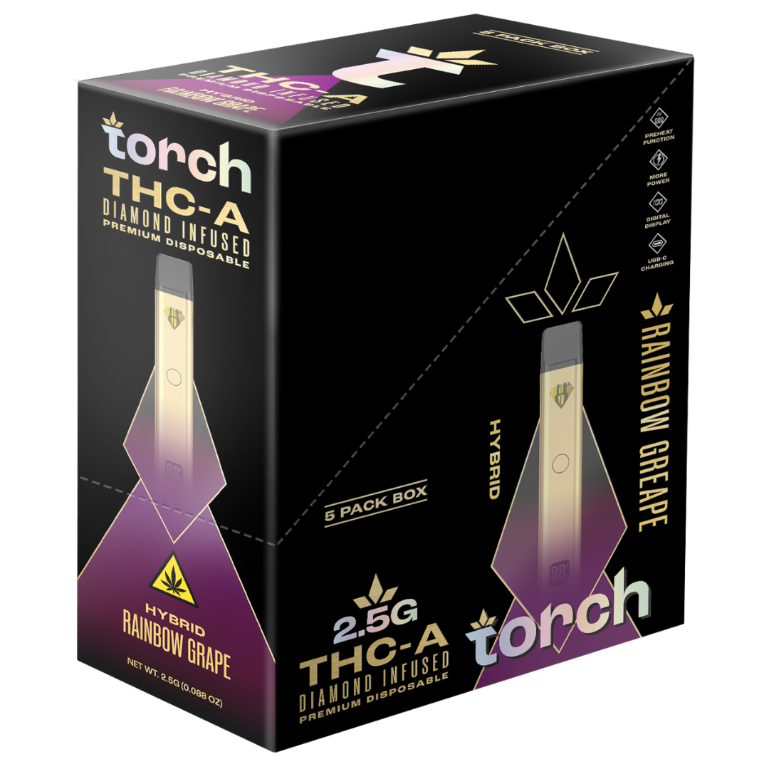 Torch THC-A Diamond Infused Disposable 2.5G - 5 Count Display