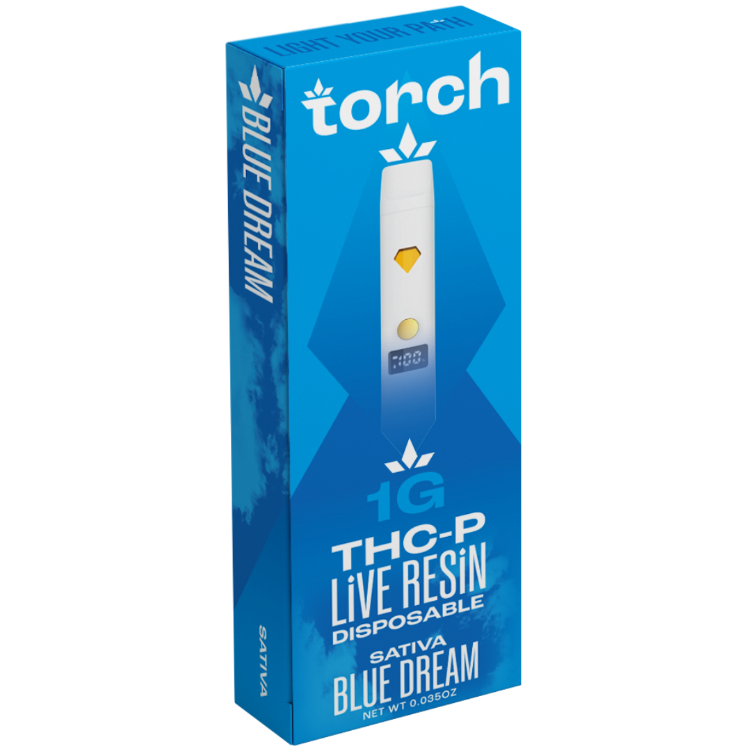Torch THC-P Live Resin Disposable 1G - 5 Count Display