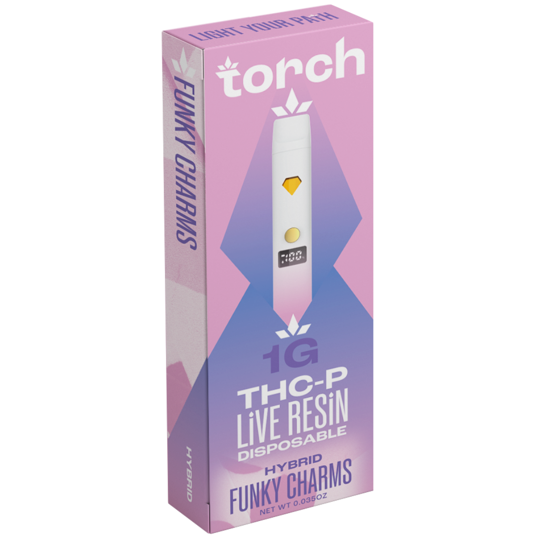 Torch THC-P Live Resin Disposable 1G - 5 Count Display