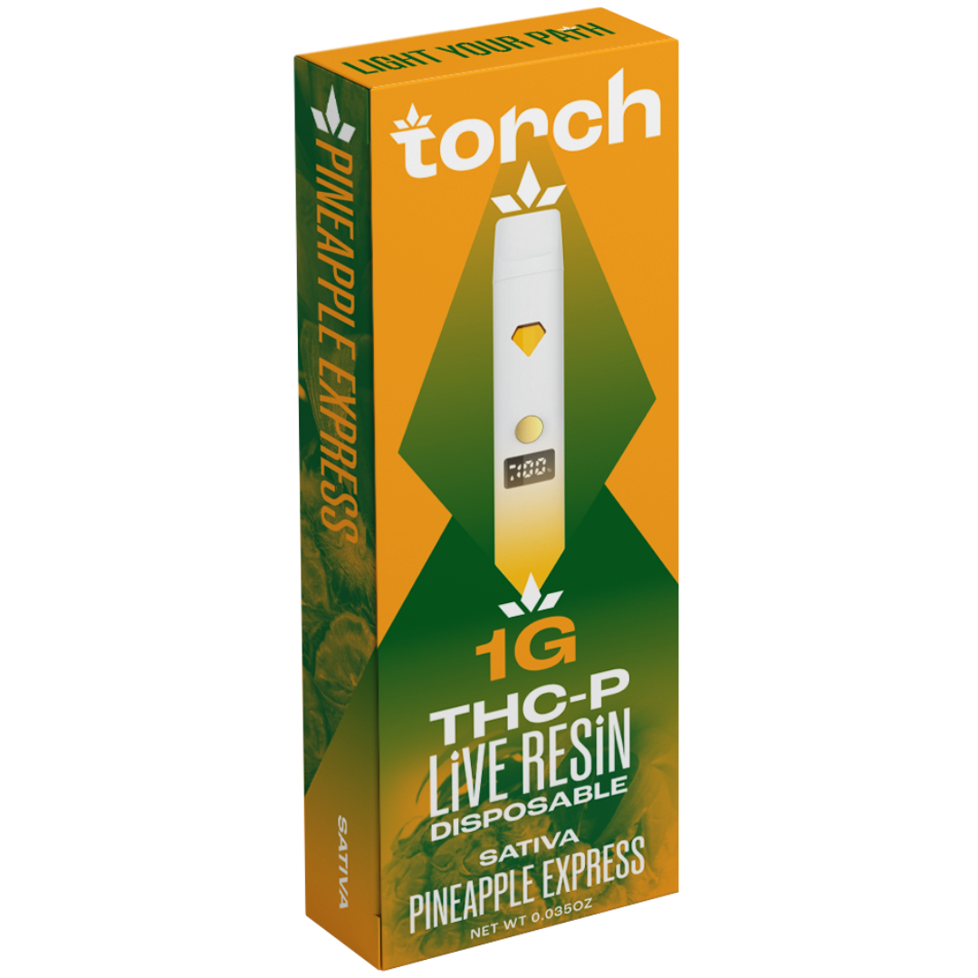 Torch THC-P Live Resin Disposable 1G - 5 Count Display