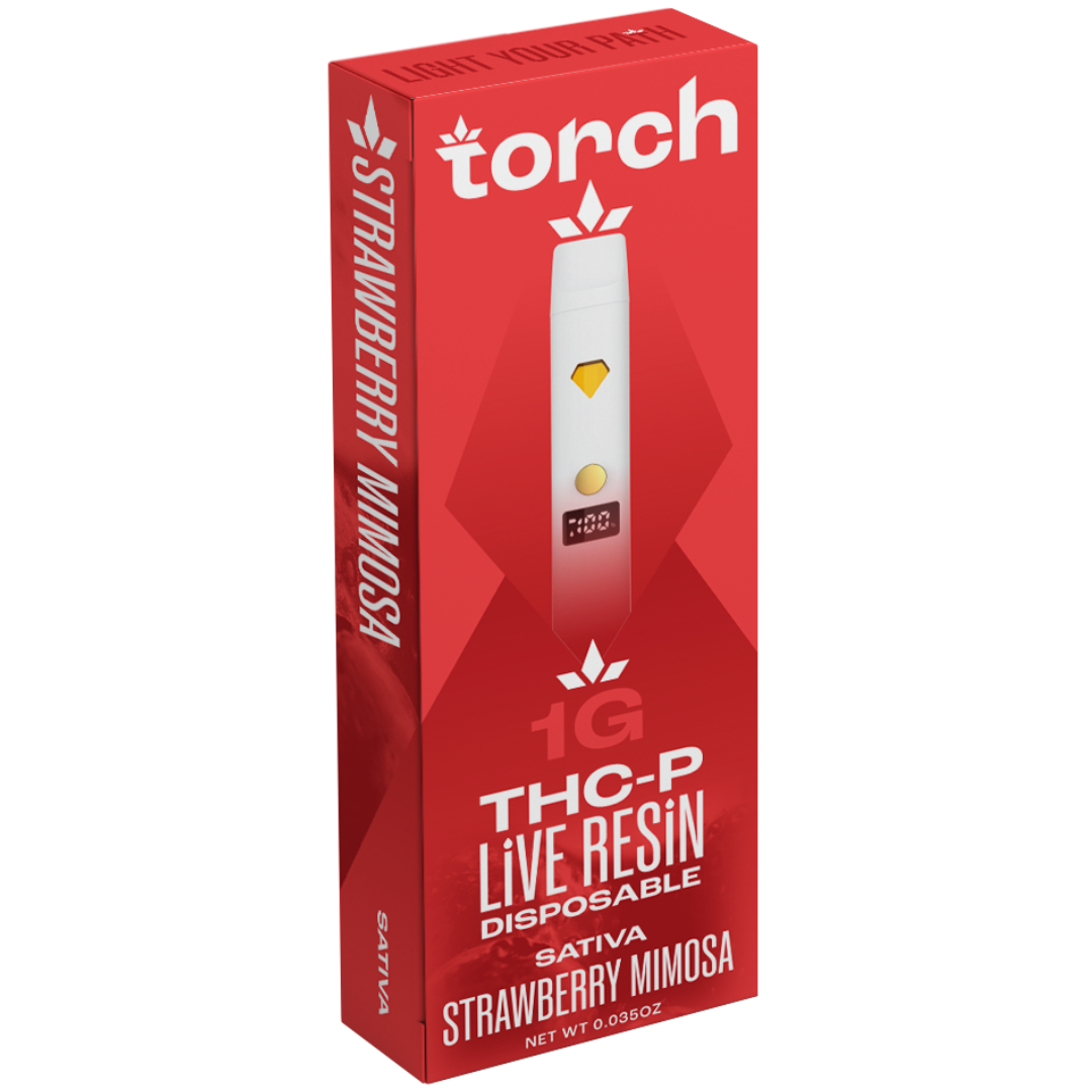 Torch THC-P Live Resin Disposable 1G - 5 Count Display