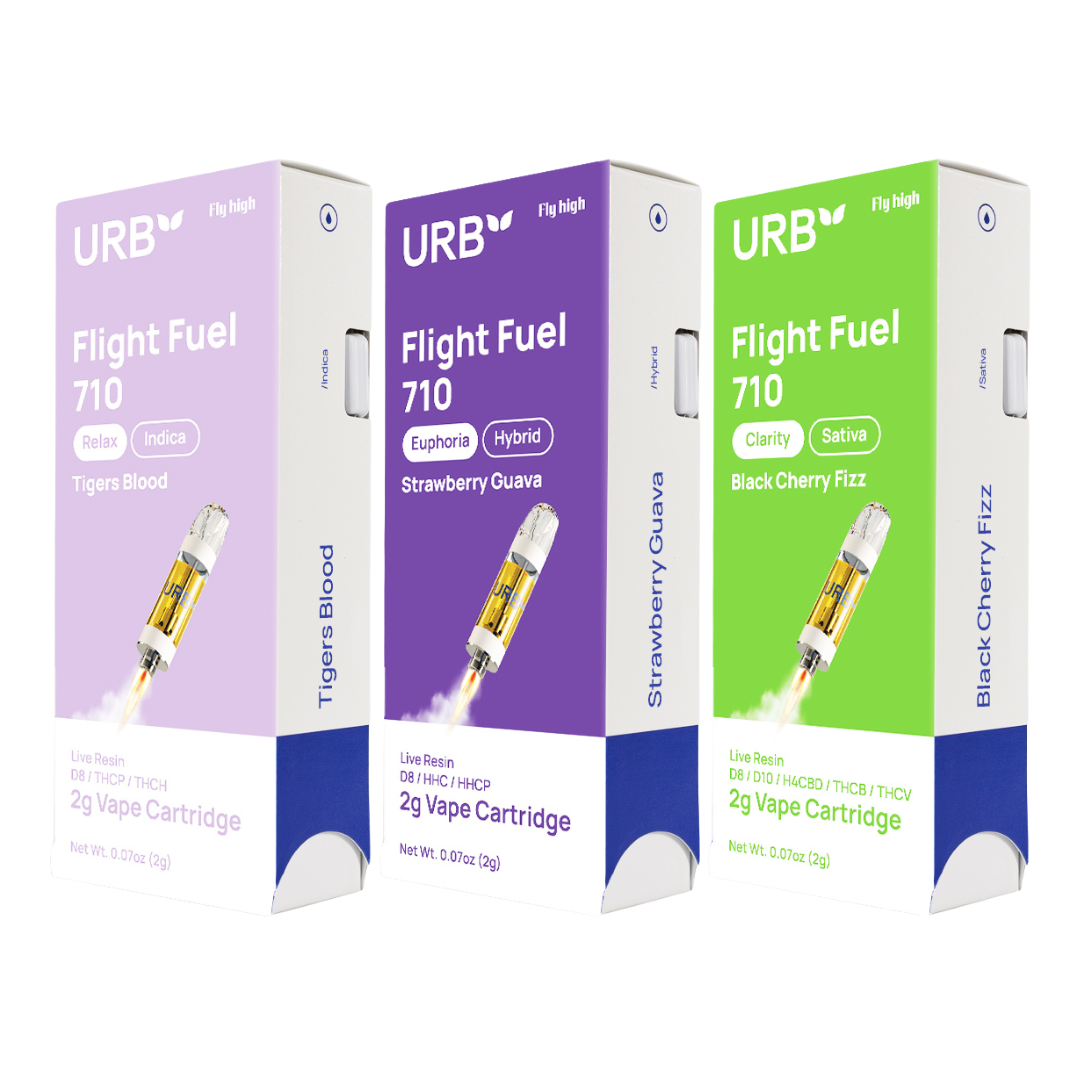 URB Flight Fuel 710 Cartridges 2G - 6 Count Display