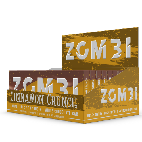 Zombi Chocolate Bar 200MG - 10 Count Display