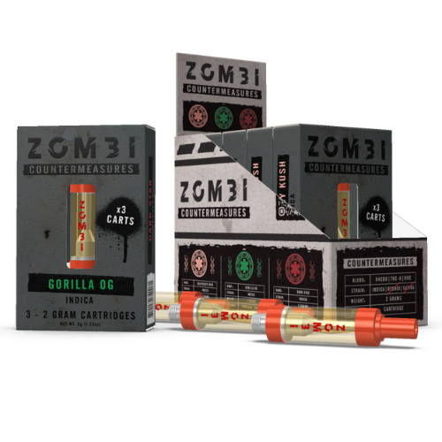 Zombi Countermeasure Triple Cartridge 6G - 6 Count Display