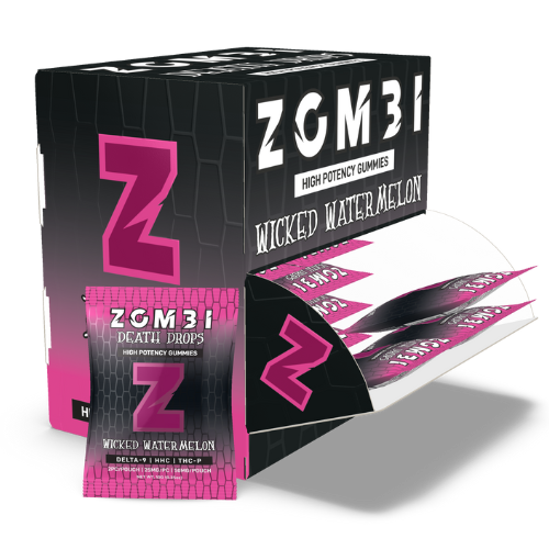 Zombi HHC Death Drops Gummies 50MG - 30 Count Display