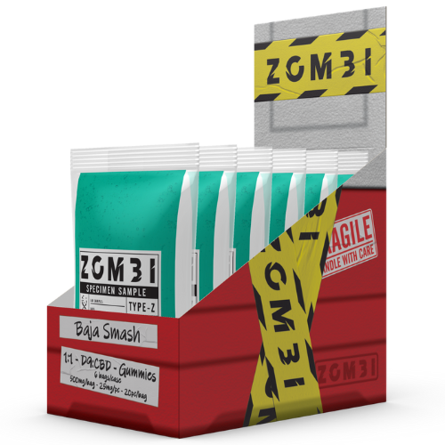 Zombi Specimen Sample Gummies 500MG - 6 Count Display