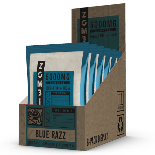 Zombi Specimen-Z Gummies 5000MG - 6 Count Display