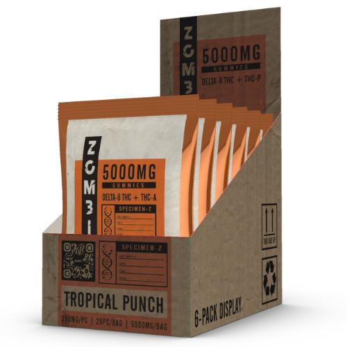 Zombi Specimen-Z Gummies 5000MG - 6 Count Display