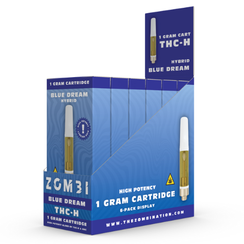 Zombi THC-H Cartridge 1G - 6 Count Display