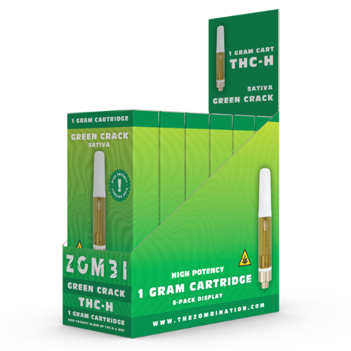 Zombi THC-H Cartridge 1G - 6 Count Display