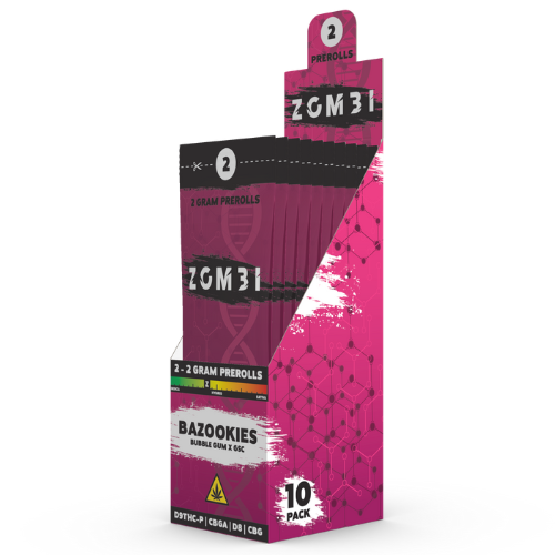 Zombi THC-P Pre-Rolls 2x2G - 10 Count Display