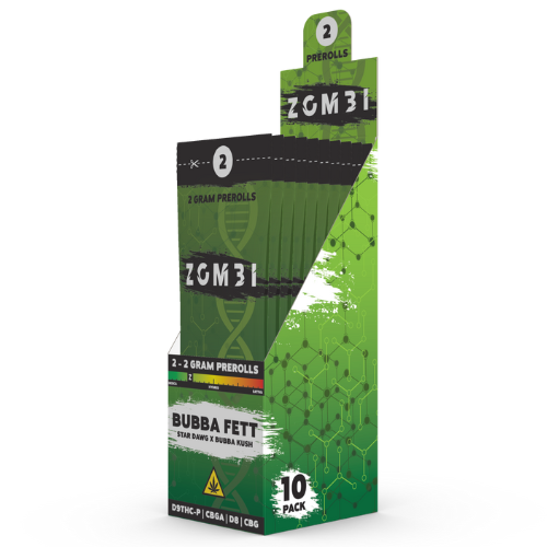 Zombi THC-P Pre-Rolls 2x2G - 10 Count Display