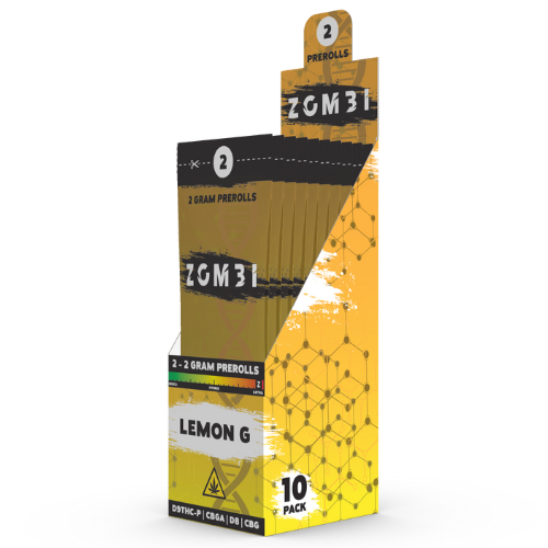 Zombi THC-P Pre-Rolls 2x2G - 10 Count Display