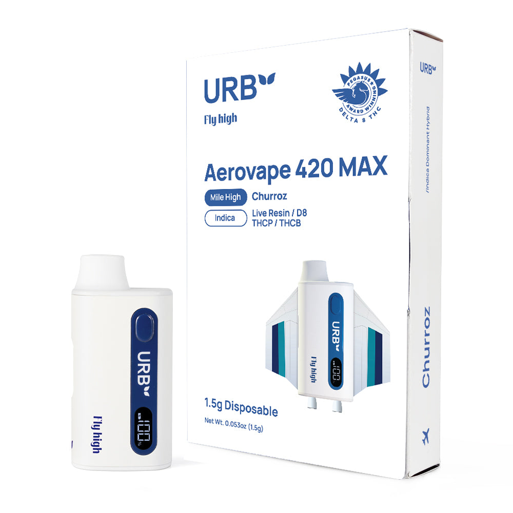 URB Aerovape 420 MAX Disposable 1.5G - 6 Count Display