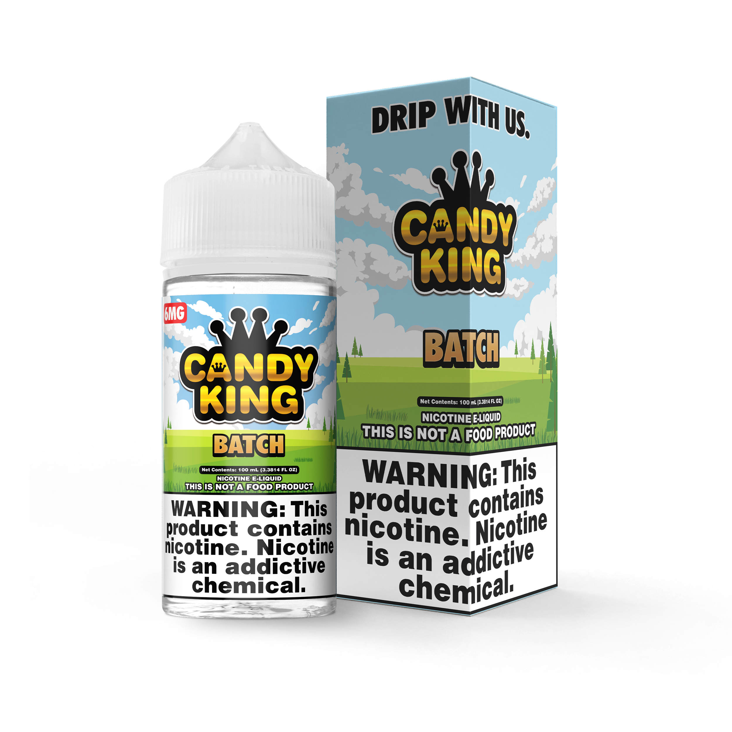 Candy King On Salt Nicotine E-Liquid (0/3/6MG/30ML) - Singles