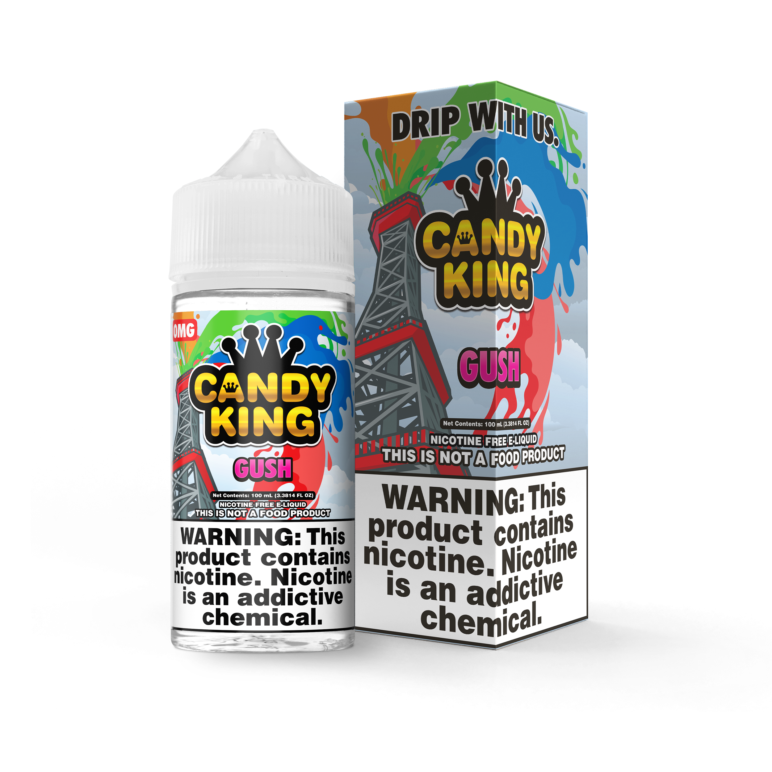 Candy King On Salt Nicotine E-Liquid (0/3/6MG/30ML) - Singles