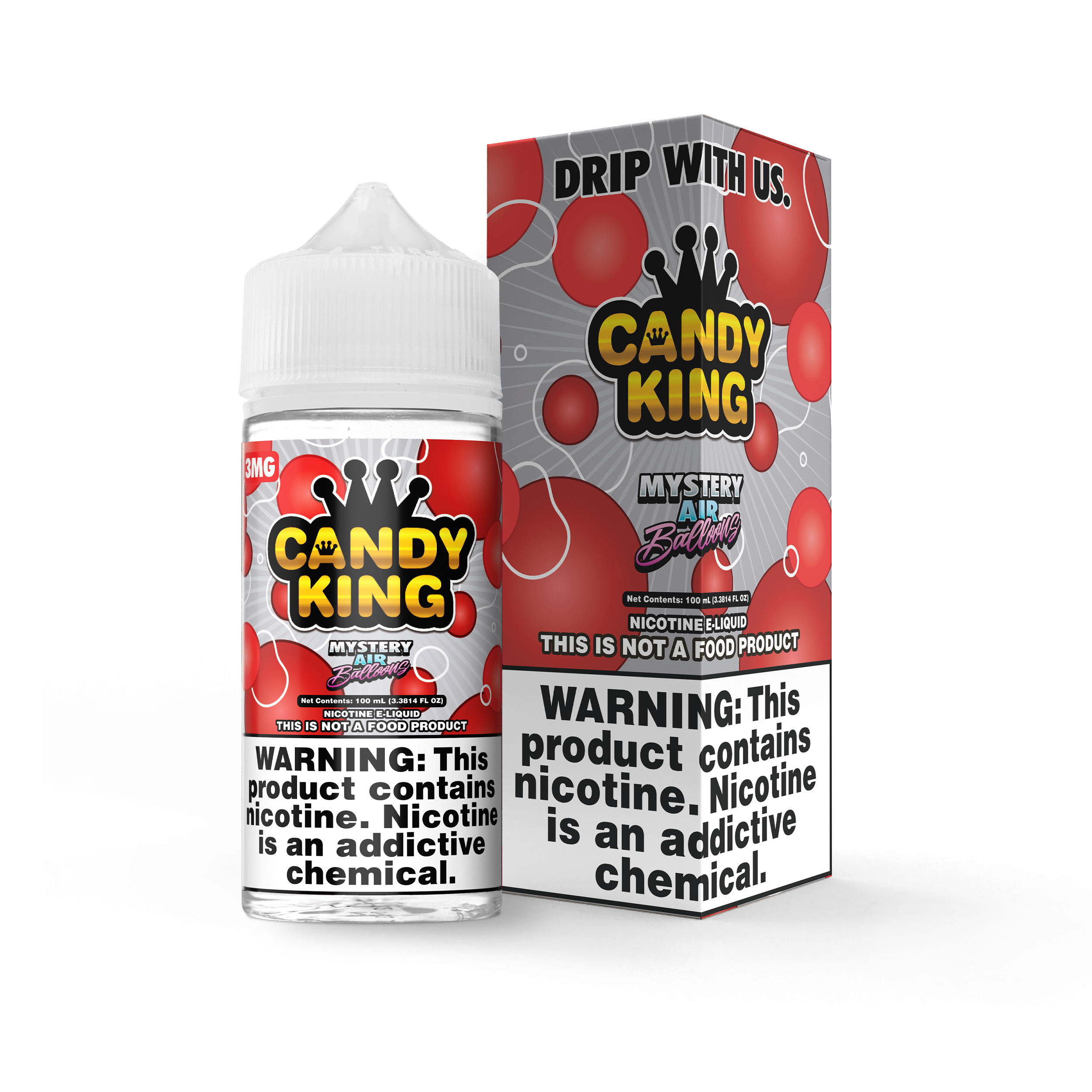 Candy King On Salt Nicotine E-Liquid (0/3/6MG/30ML) - Singles