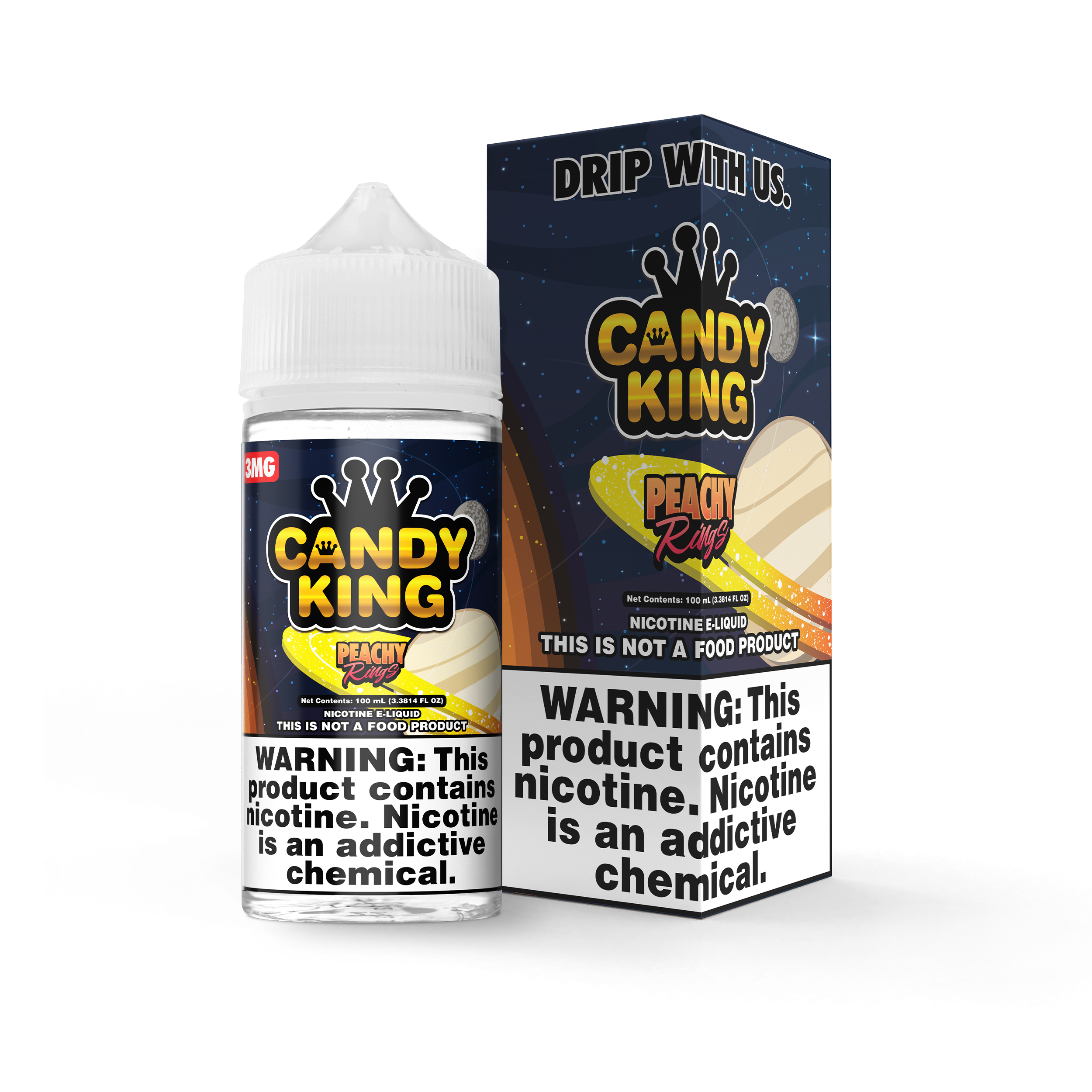 Candy King On Salt Nicotine E-Liquid (0/3/6MG/30ML) - Singles