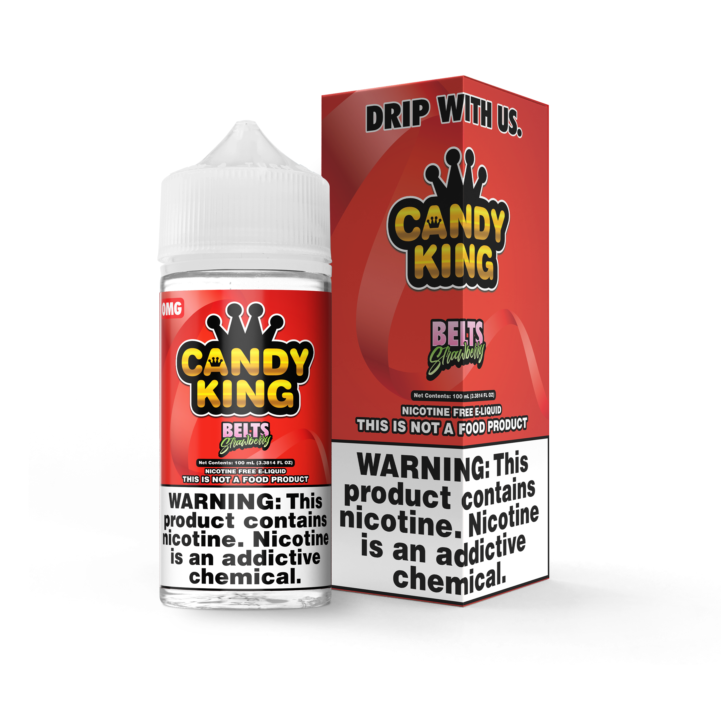 Candy King On Salt Nicotine E-Liquid (0/3/6MG/30ML) - Singles