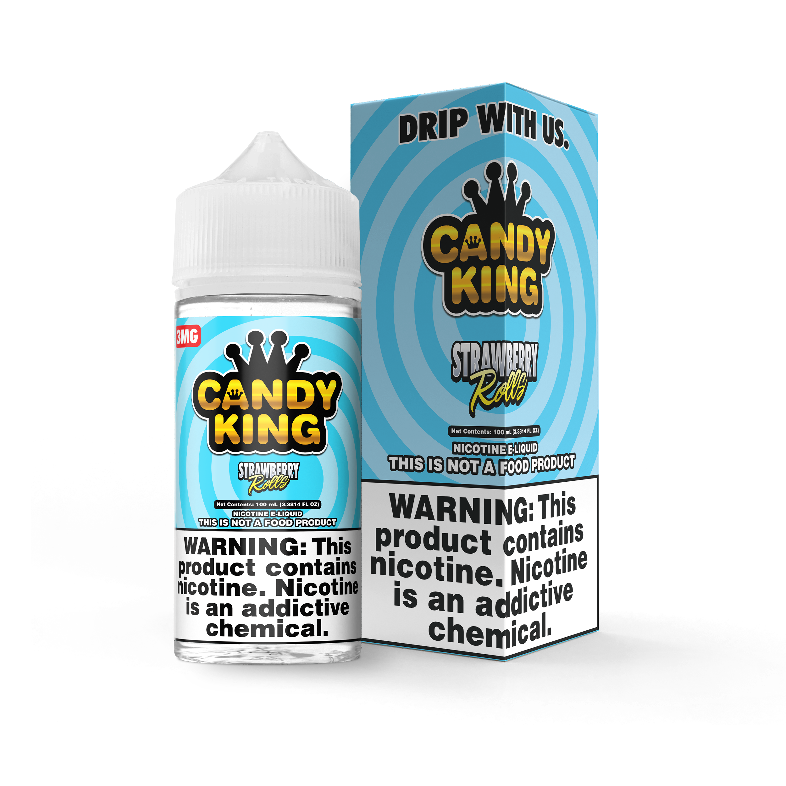 Candy King On Salt Nicotine E-Liquid (0/3/6MG/30ML) - Singles