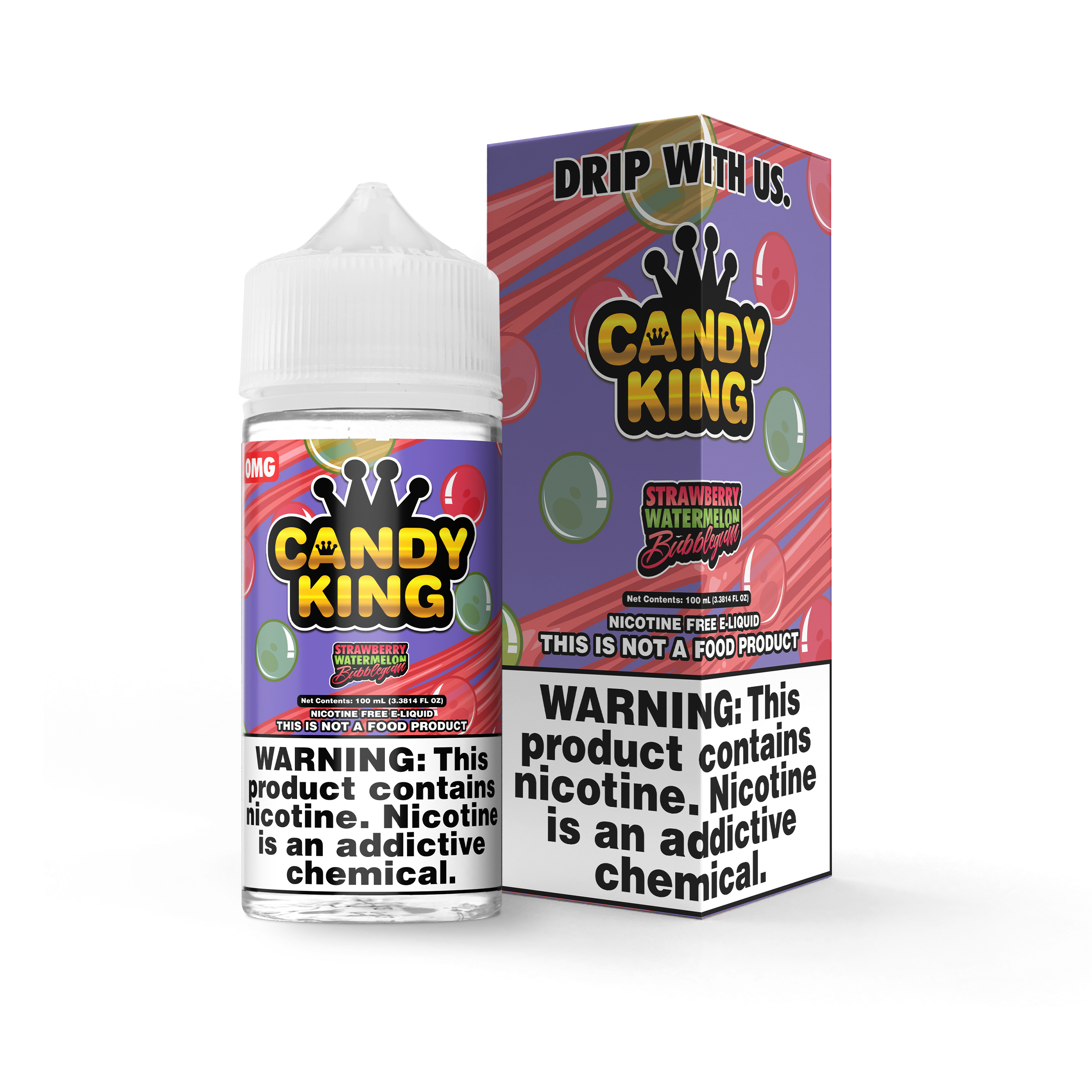 Candy King On Salt Nicotine E-Liquid (0/3/6MG/30ML) - Singles