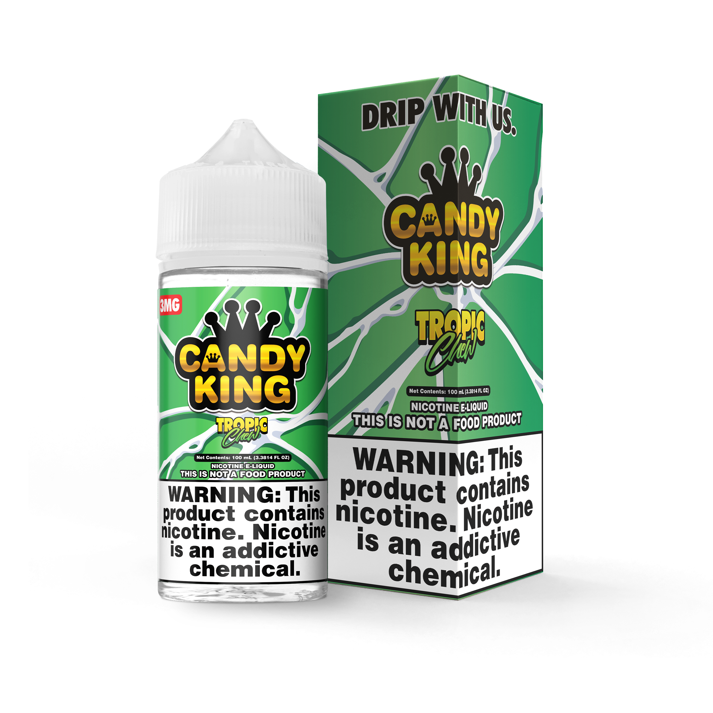Candy King On Salt Nicotine E-Liquid (0/3/6MG/30ML) - Singles