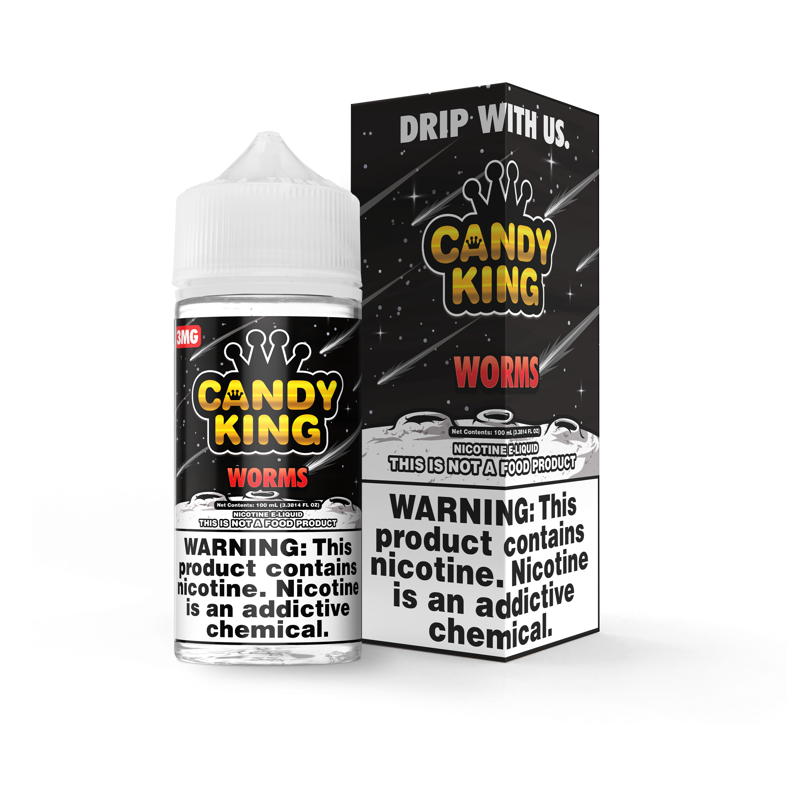 Candy King On Salt Nicotine E-Liquid (0/3/6MG/30ML) - Singles