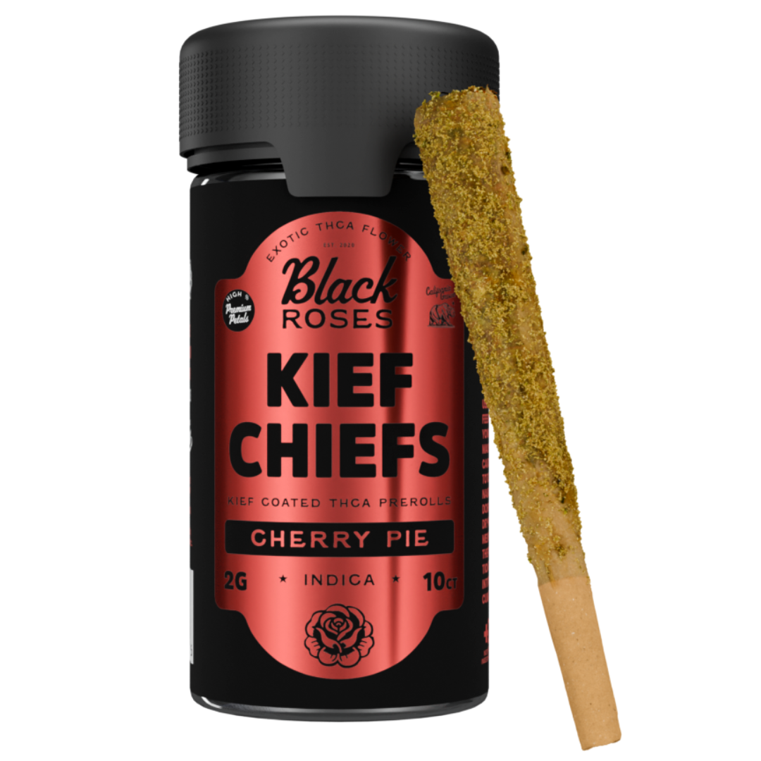 Black Roses Kief Chiefs Coated THC-A Pre-Rolls 20G - Singles