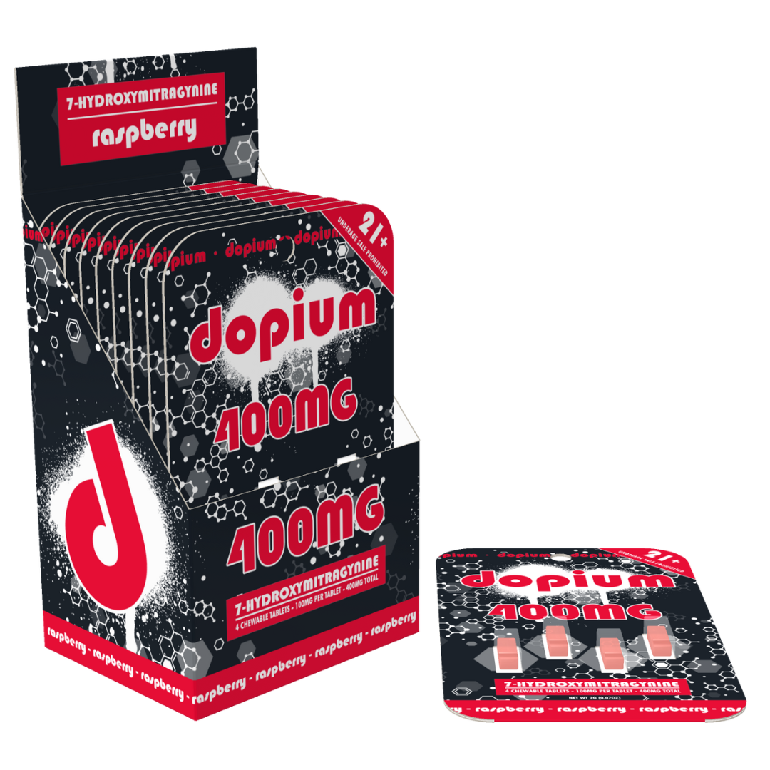 Dopium 7-Hydroxymitragynine Bars 400MG - 10 Count Display