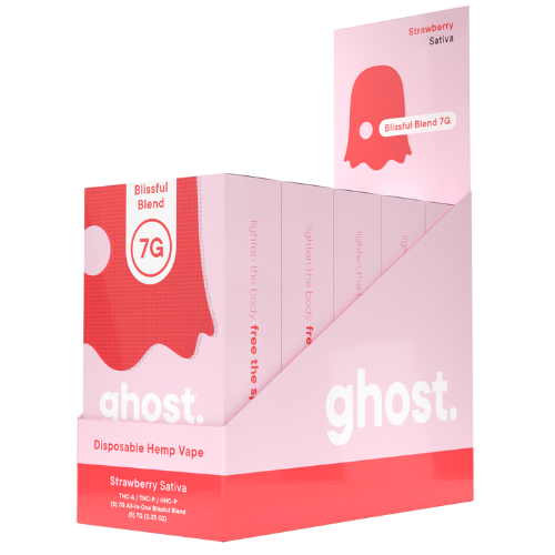 Ghost Blissful Blend Disposable 7G - 5 Count Display