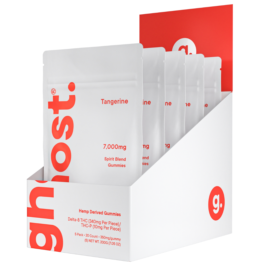 Ghost Spirit Blend Gummies V2 7000MG - 5 Count Display