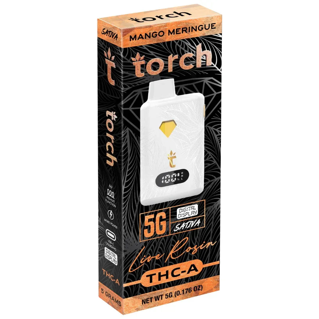 Torch Live Rosin THC-A Disposable 5G - 5 Count Display