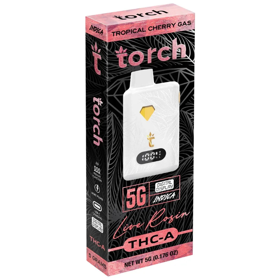 Torch Live Rosin THC-A Disposable 5G - 5 Count Display
