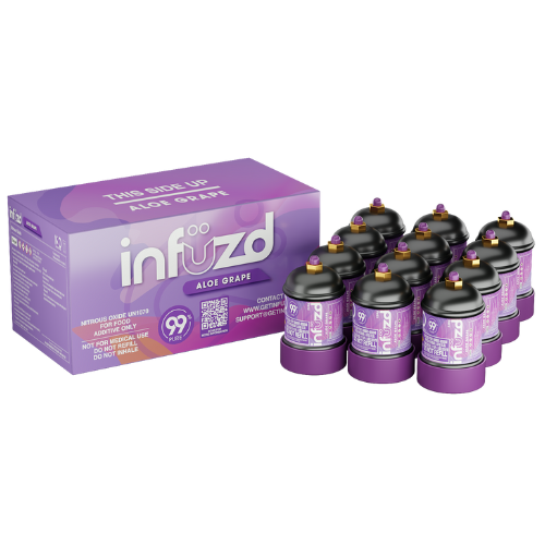Infuzd Nitrous Oxide UN1070 99% Pure 235G - 12 Count Display