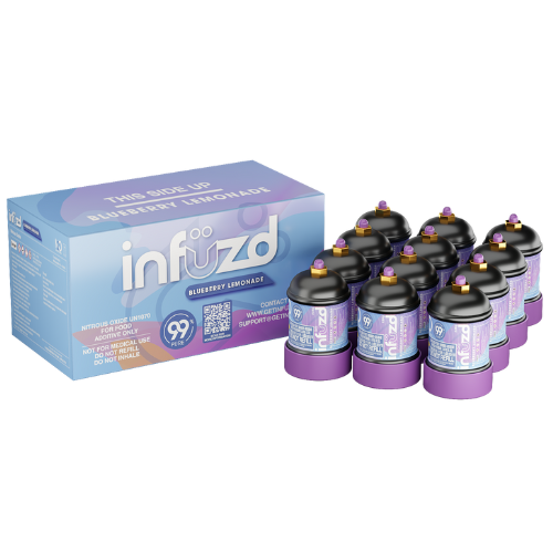 Infuzd Nitrous Oxide UN1070 99% Pure 235G - 12 Count Display