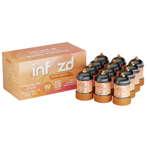 Infuzd Nitrous Oxide UN1070 99% Pure 235G - 12 Count Display