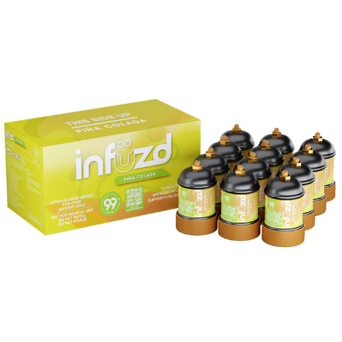 Infuzd Nitrous Oxide UN1070 99% Pure 235G - 12 Count Display