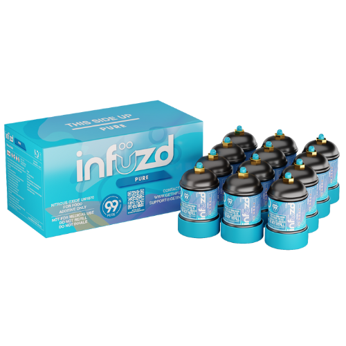Infuzd Nitrous Oxide UN1070 99% Pure 235G - 12 Count Display