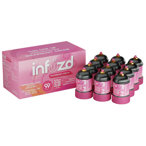 Infuzd Nitrous Oxide UN1070 99% Pure 235G - 12 Count Display