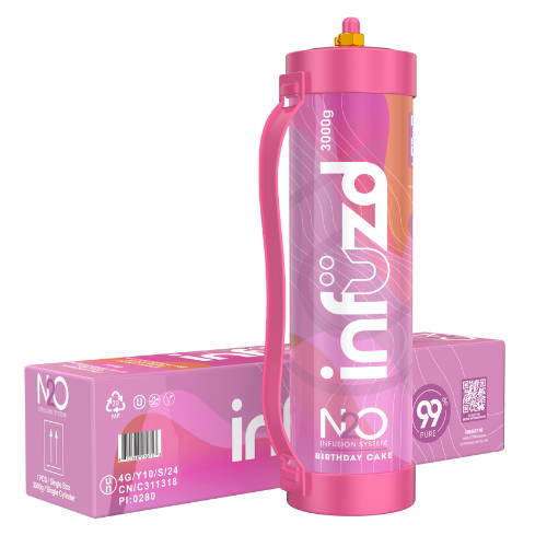 Infuzd Nitrous Oxide UN1070 99% Pure 3000G - 1 Count Display