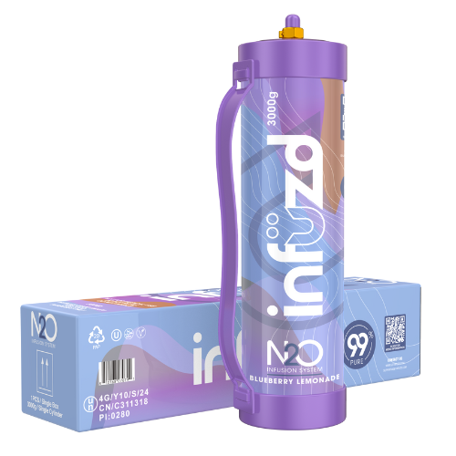 Infuzd Nitrous Oxide UN1070 99% Pure 3000G - 1 Count Display